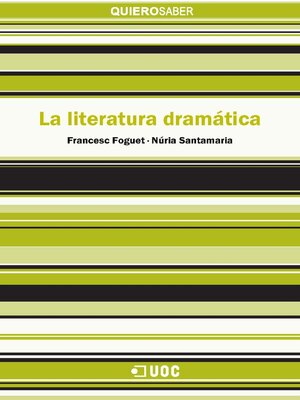 cover image of La literatura dramática